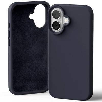 Etui MERCURY Silicone do Apple iPhone 16 Granatowy