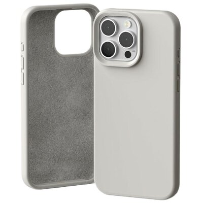 Etui MERCURY Silicone do Apple iPhone 16 Pro Max Szary