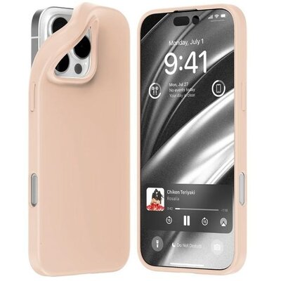Etui MERCURY Soft do Apple iPhone 16 Pro Max Piaskowy róż