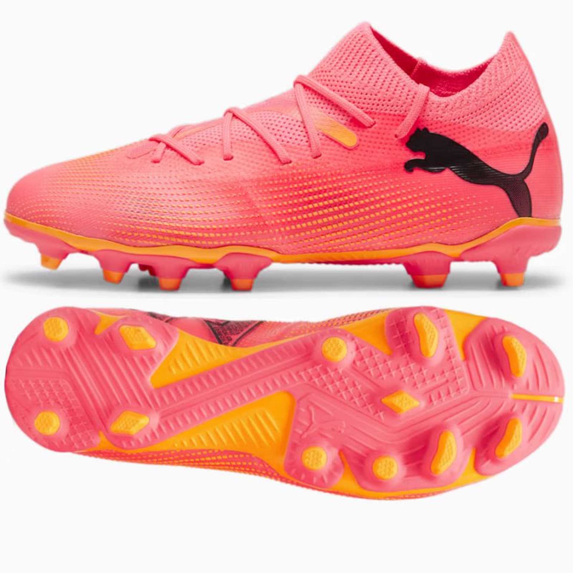 Buty piłkarskie Puma Future 7 Match FG/AG Jr 107729 (kolor Różowy, rozmiar 28)