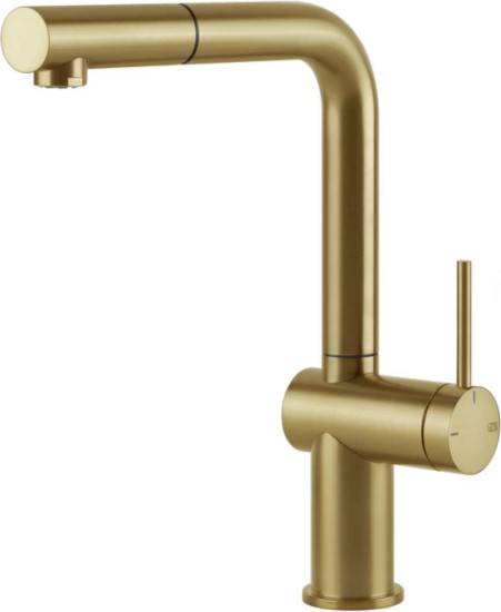 Bateria stojąca GESSI INEDITO Złoty szczotkowany PVD 60433#716