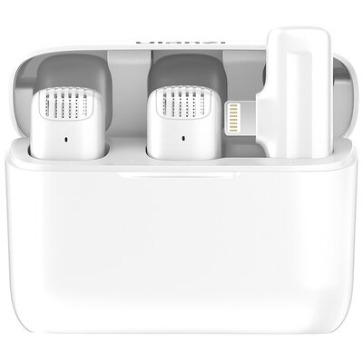 Bezprzewodowy Zestaw Mikrofonowy Ulanzi J12 [Iphone/Ipad] Biały