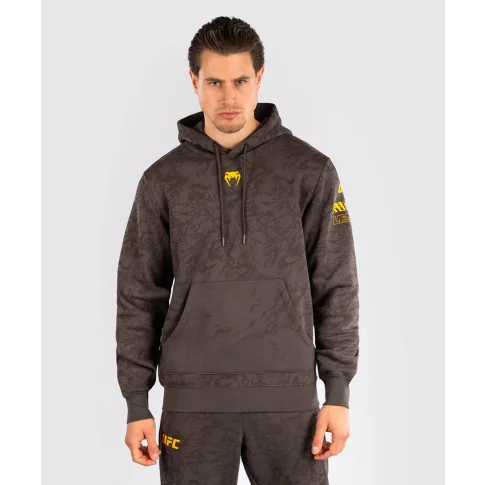 UFC Venum Bluza Z Kapturem Pullover Hoodie Fight Week Brown