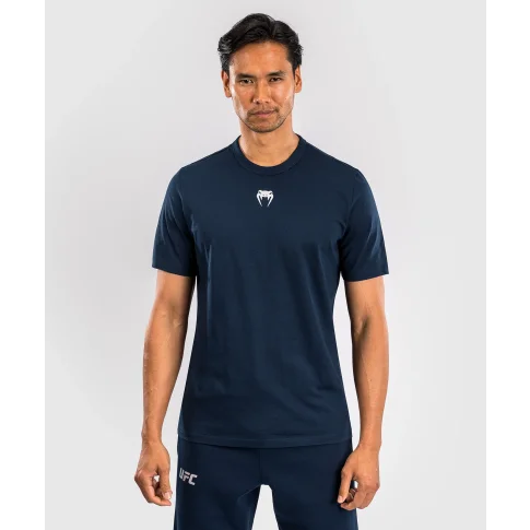 UFC Venum T-Shirt Koszulka Krótki Rękaw Fusion Fight Week Solid Oceanic Blue