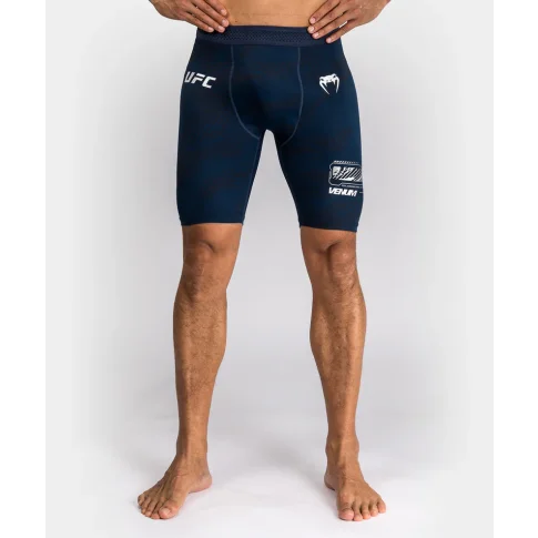 UFC Venum Vale Tudo Spodenki Kompresyjne Fusion Fight Week Oceanic Blue
