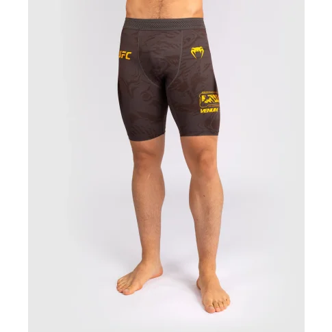 UFC Venum Vale Tudo Spodenki Kompresyjne Fusion Fight Week Brown