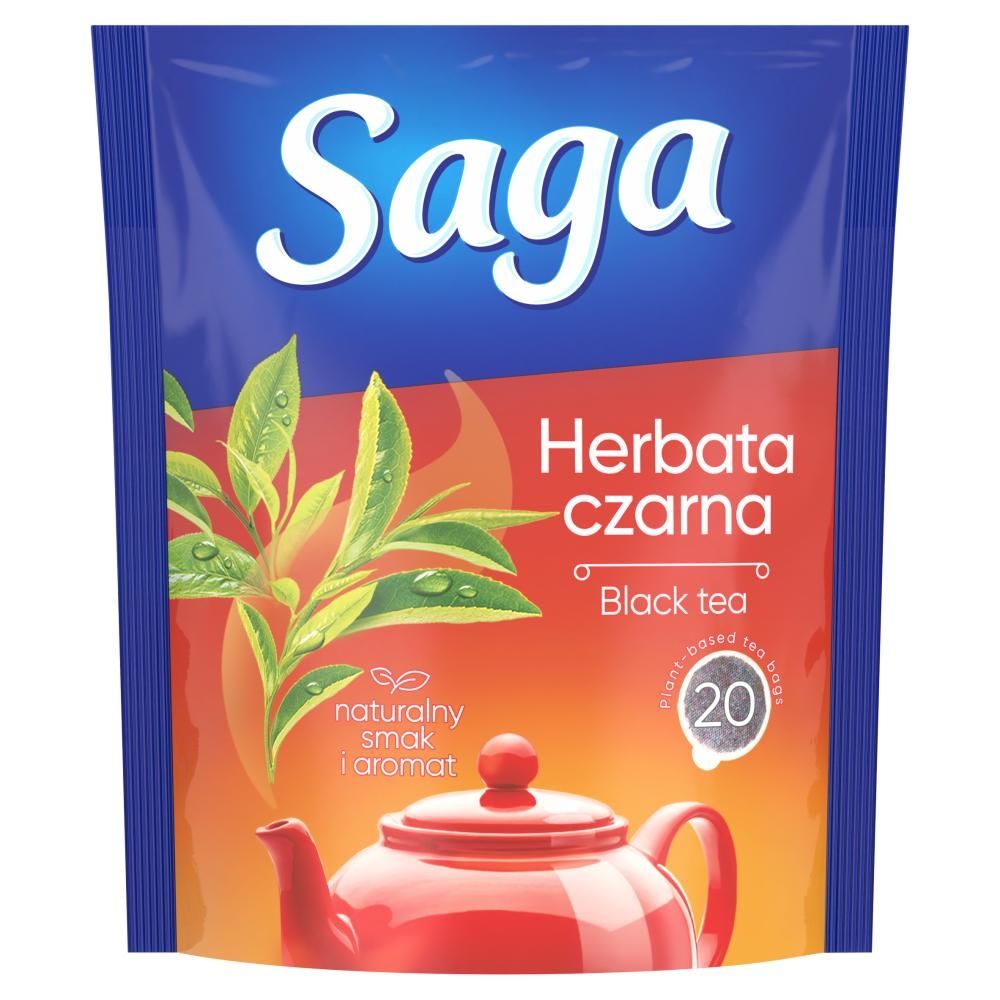 Saga Herbata czarna 28 g (20 torebek)