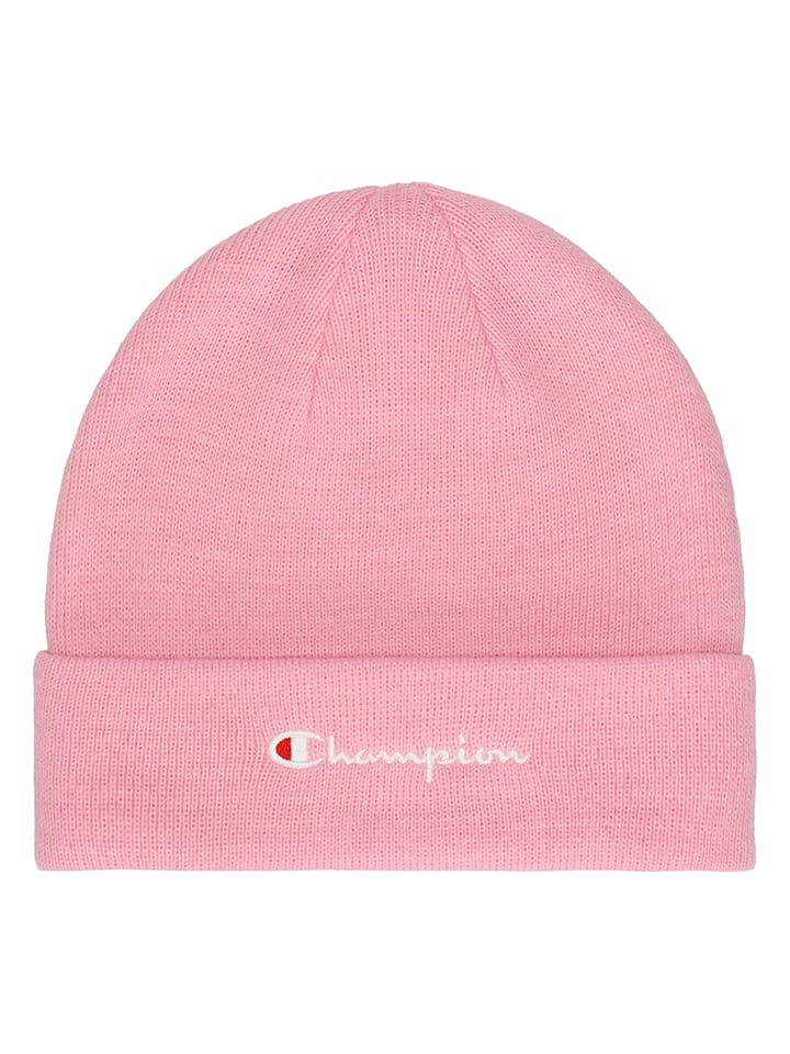 Champion Czapka beanie w kolorze jasnoróżowym