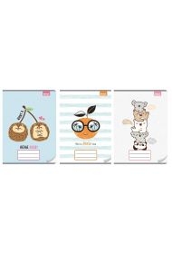 Zeszyt A4/32K kolorowe trzy linie Girl (10szt)