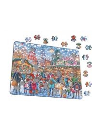 Układanka Jarmark Bożonarodzeniowy Larsen - rozmiar Maxi (36.5x28.5 cm)