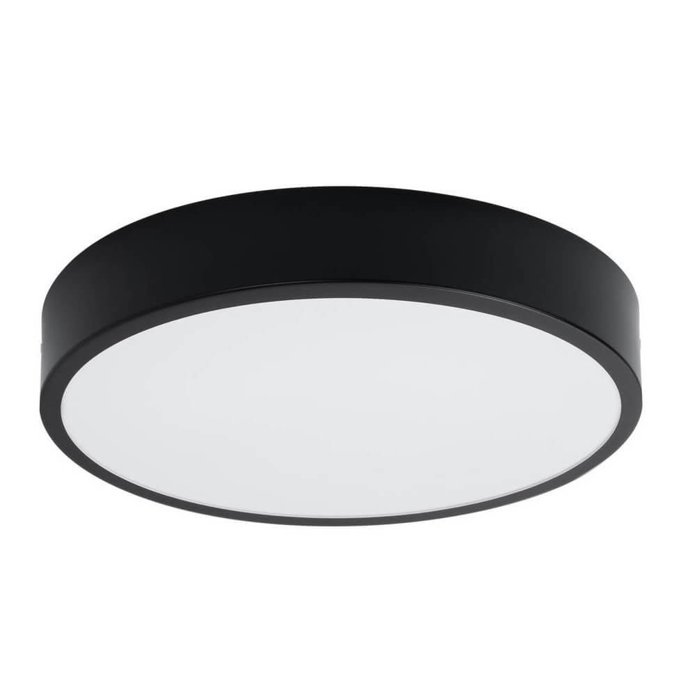 Okrągła lampa sufitowa Onyx SL.1242 Sollux LED 23W 3000K do kuchni czarny