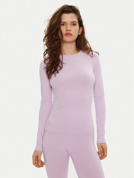 4F Bielizna termoaktywna górna 4FWAW24USEAF152 Fioletowy Slim Fit