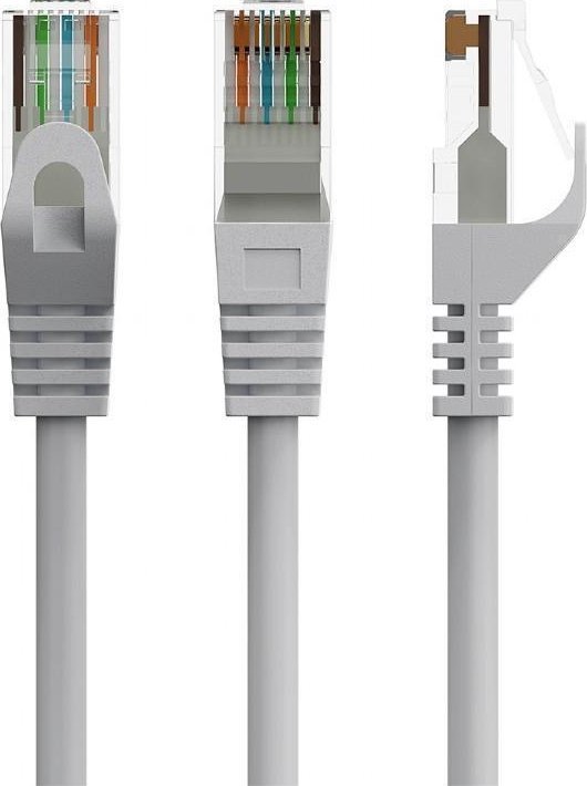 Gembird GEMBIRD Patchcord kat.6 UTP 7.5m czysta miedź kolor szary