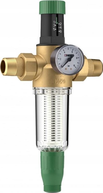 Herz Filtr do wody zimnej z reduktorem ciśnienia DN20