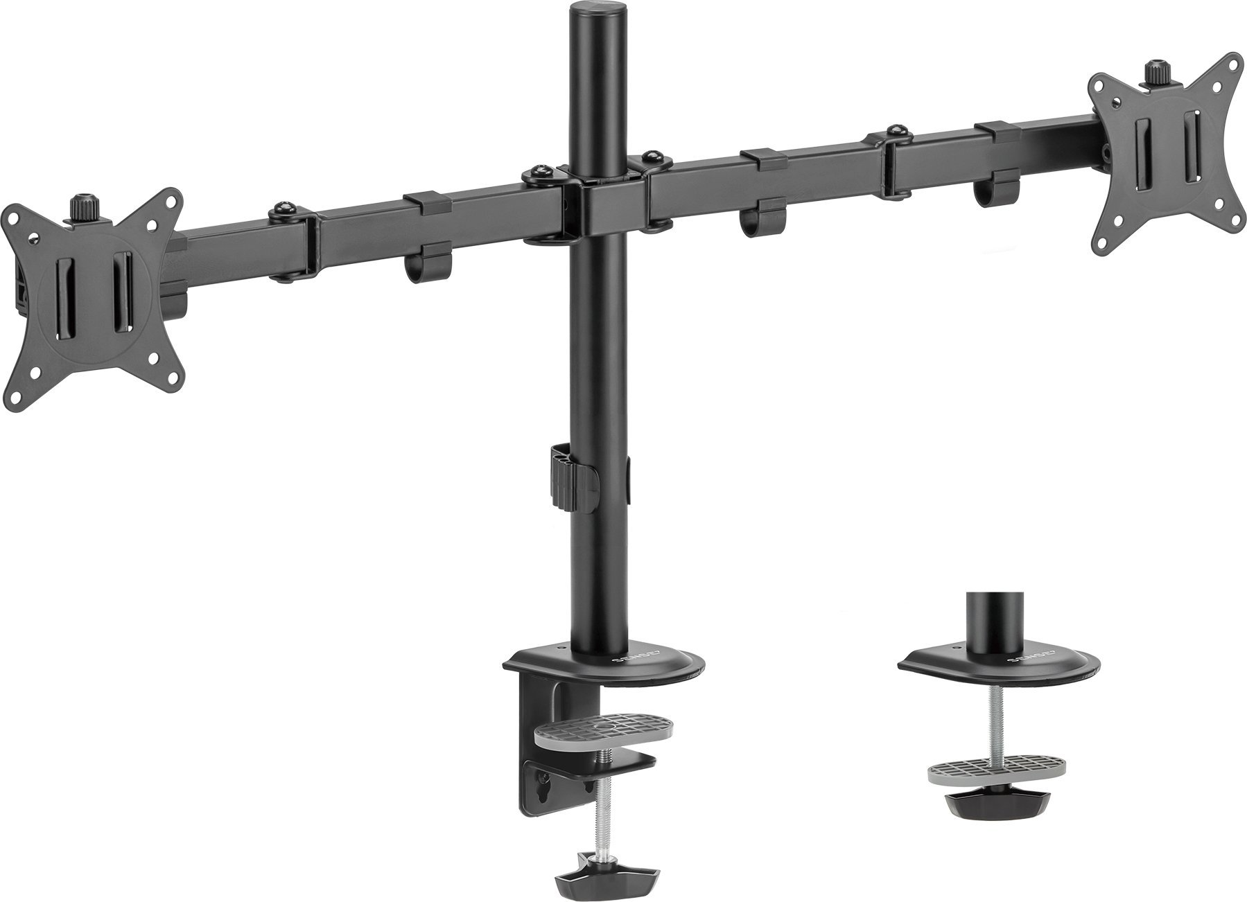 SENSE7 Uchwyt biurkowy na 2 monitory 17