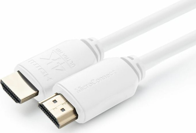 Kabel MicroConnect Microconnect MC-HDM19197.5V2.0WH kabel HDMI 7,5 m HDMI Typu A Standard Biały