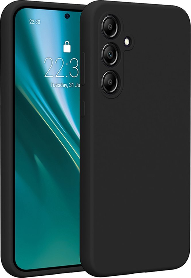 Etteri Nakładka Etteri Silicone Case do Samsung Galaxy A35 5G czarna
