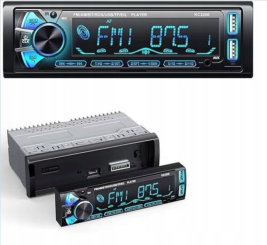 Radio samochodowe RDS KC2206 1-DIN