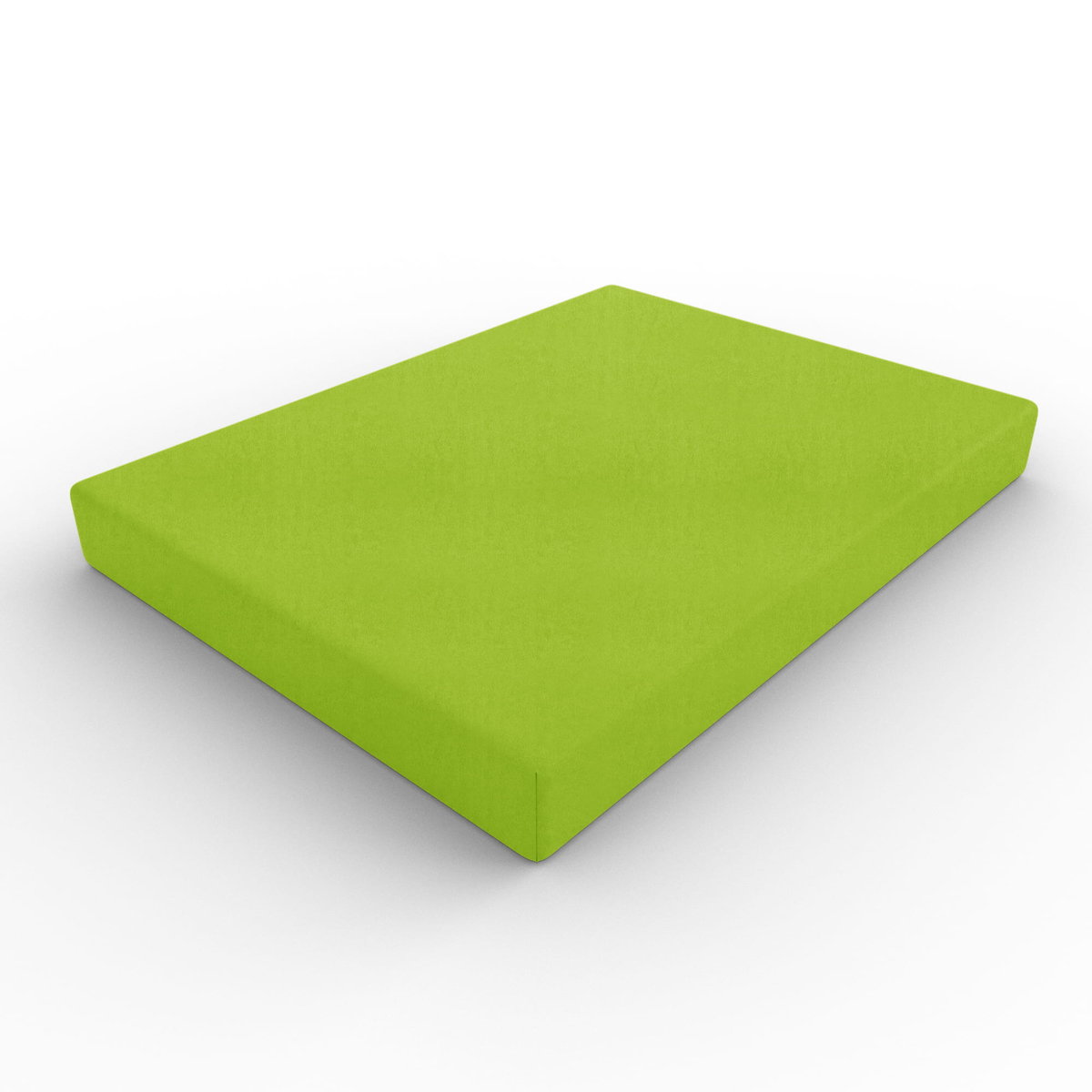 Spod Igły i Nitki Prześcieradło Frotte z gumką 120x200 cm limonkowe