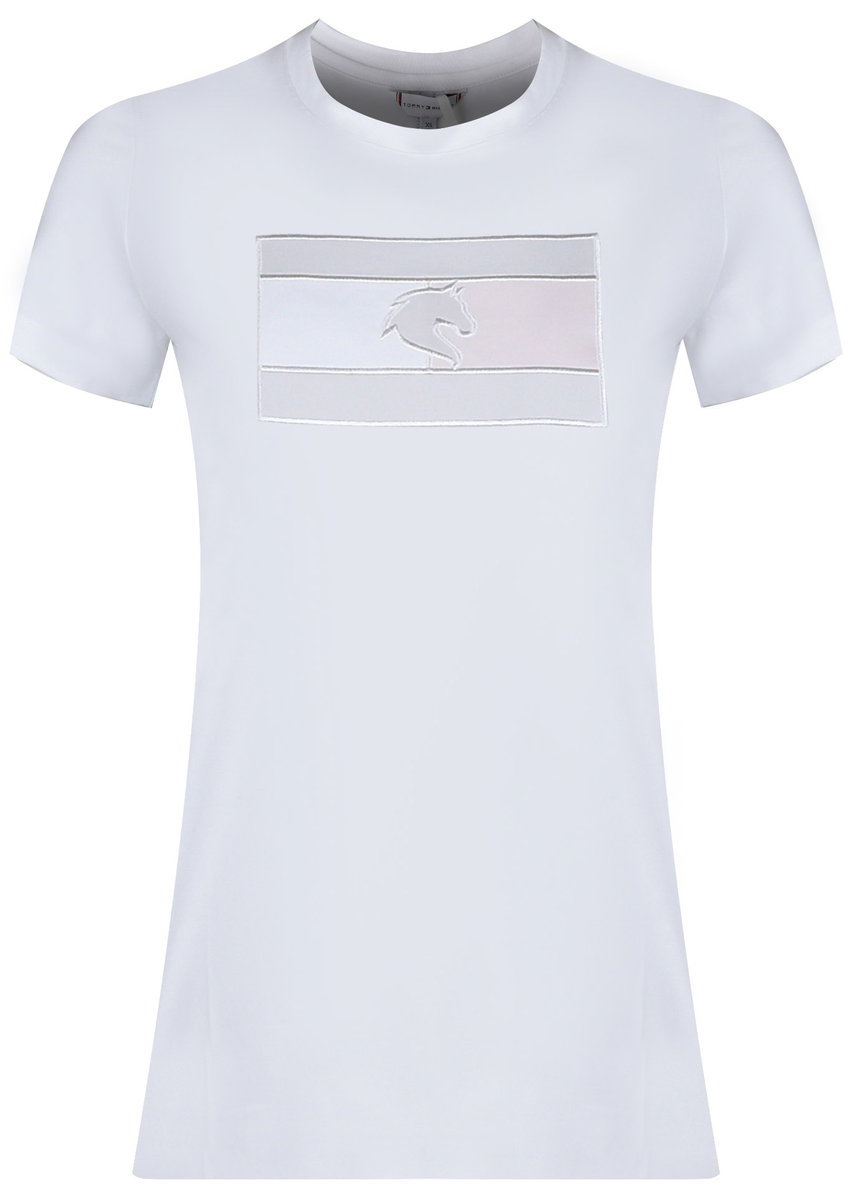 Tommy Hilfiger - DAMSKI T-SHIRT KOSZULKA TH10064-001-M