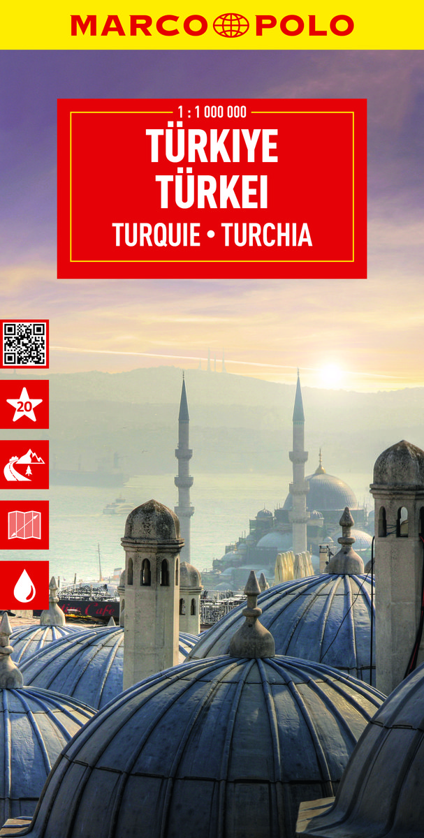 Turcja. Mapa drogowa. 1:1000000