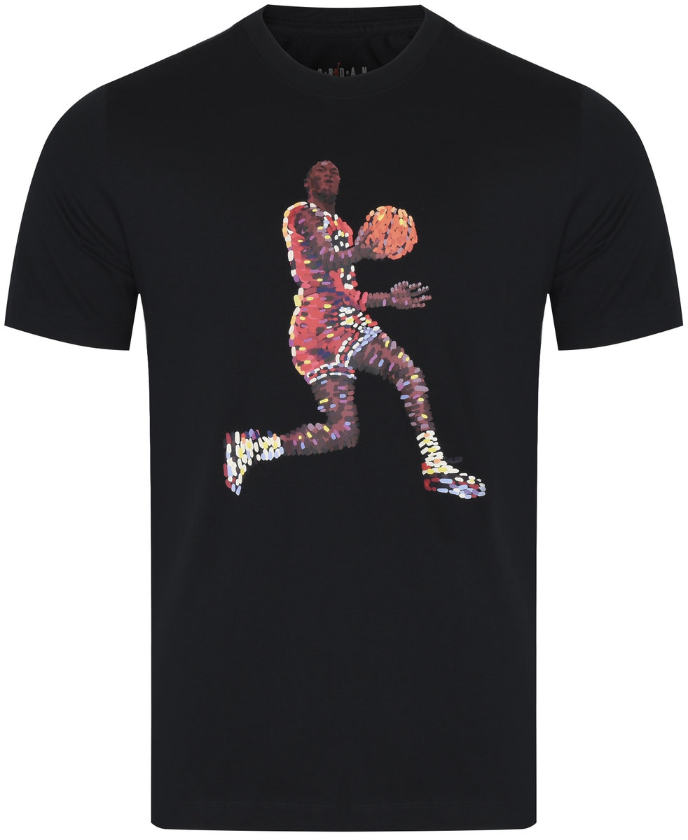 KOSZULKA MĘSKA JORDAN FN6000-010 T-SHIRT CZARNY-M