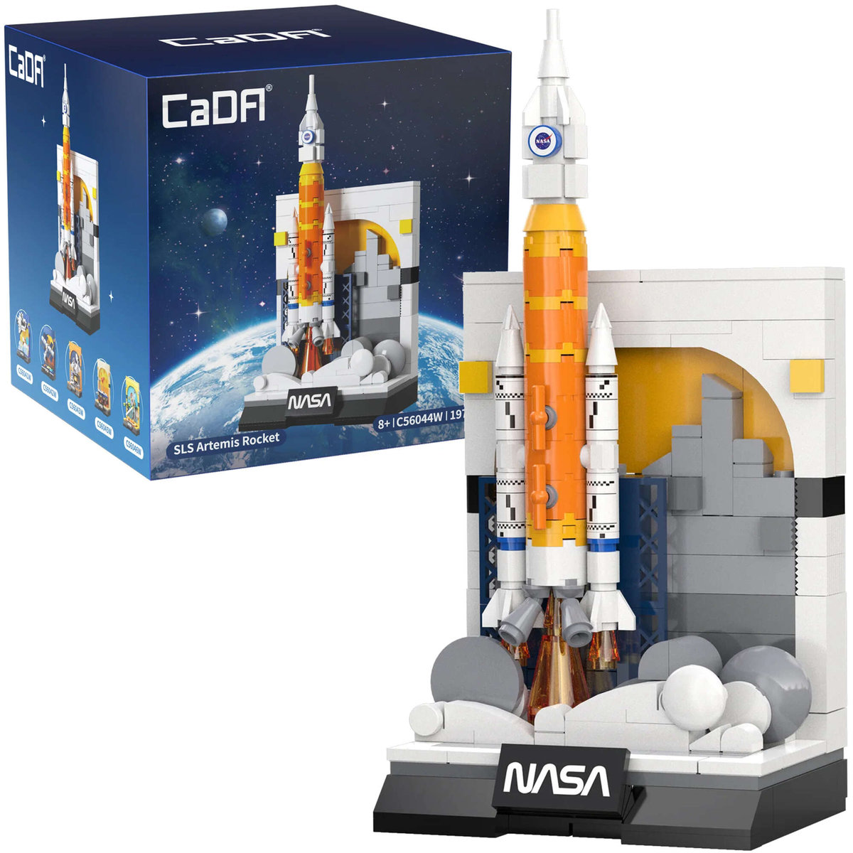 Klocki Konstrukcyjne Cada NASA wystawa rakieta kosmiczna SLS Artemis 197 elementów