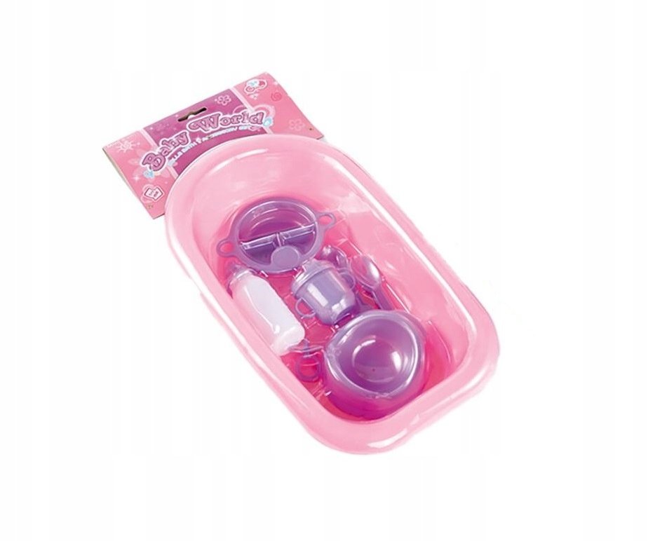 WANIENKA DLA LALEK Z AKCESORIAMI DWA KOLORY DO WYBORU