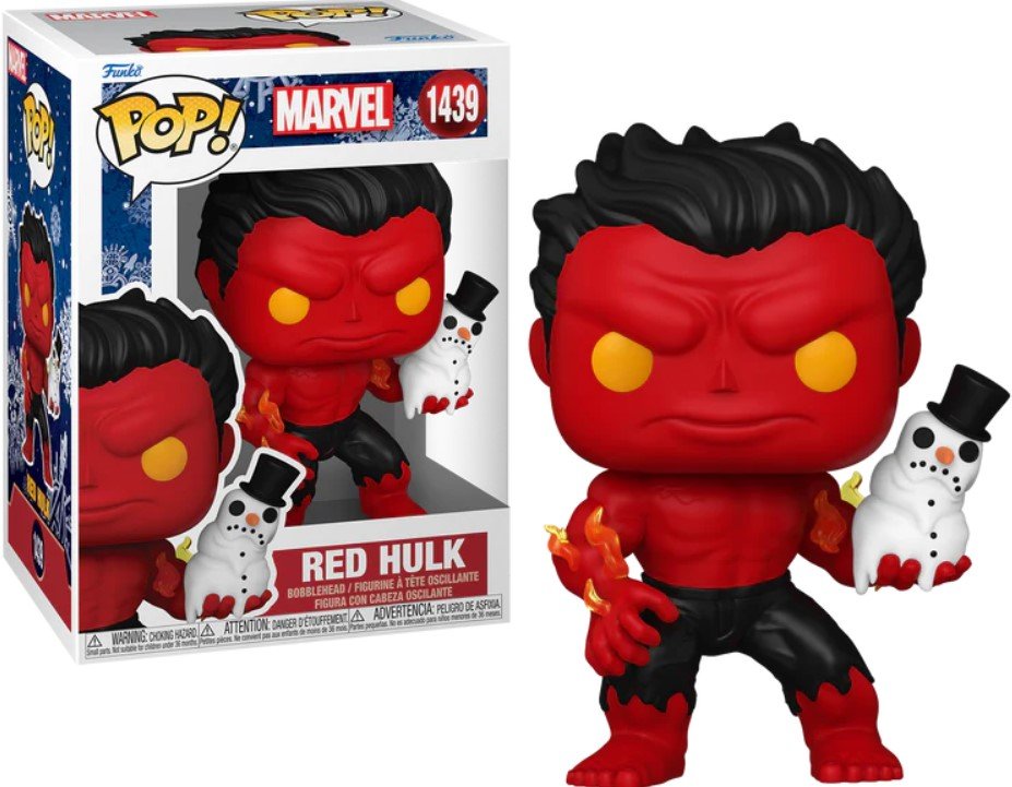 funko pop! holiday '24 marvel 1439 red hulk
