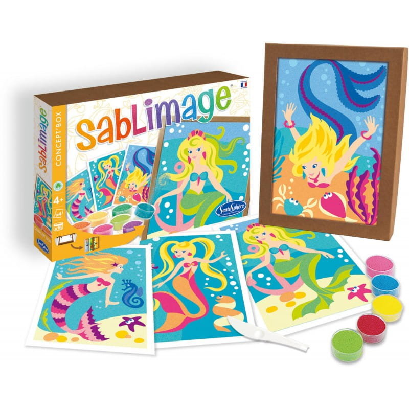 Zestaw do malowania piaskiem Sablimage - Syreny, SentoSphere