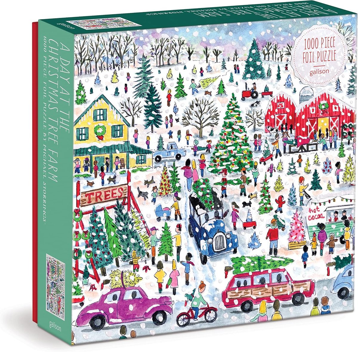 Puzzle Michael Storrings Christmas Tree Farm (1000 elementów)