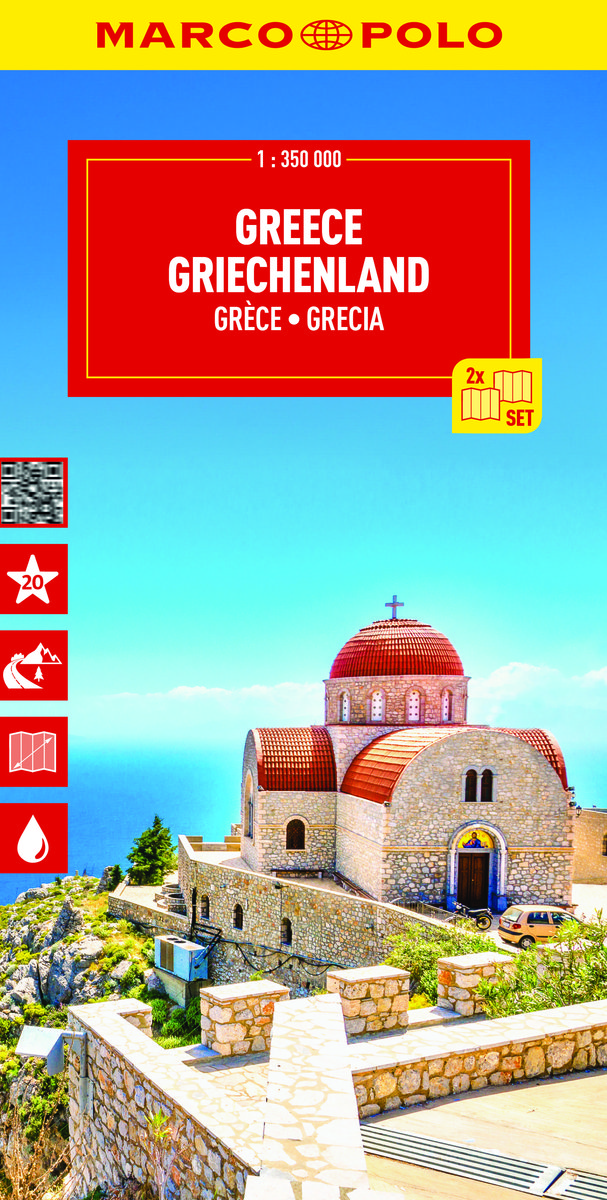 Grecja. Mapa drogowa. 1:350 000