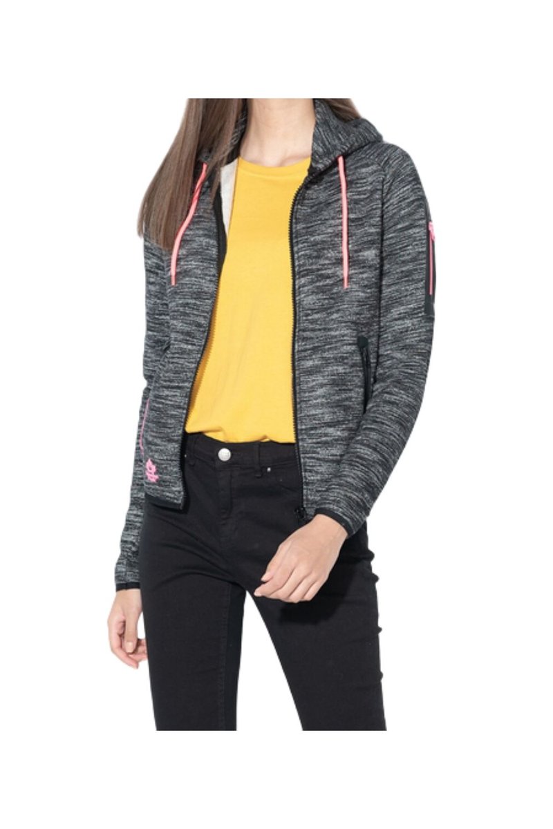 Bluza damska Canadian Peak Gap Lady dresowa sportowa kangurka z kapturem-L