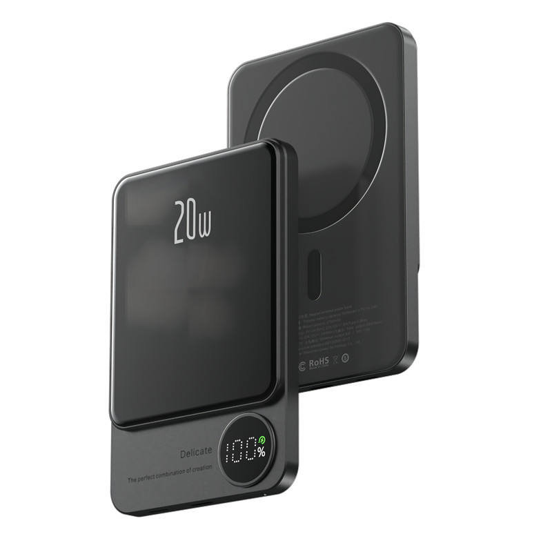 PowerBank Q9 10000 mAh 20W (MagSafe) - Szary