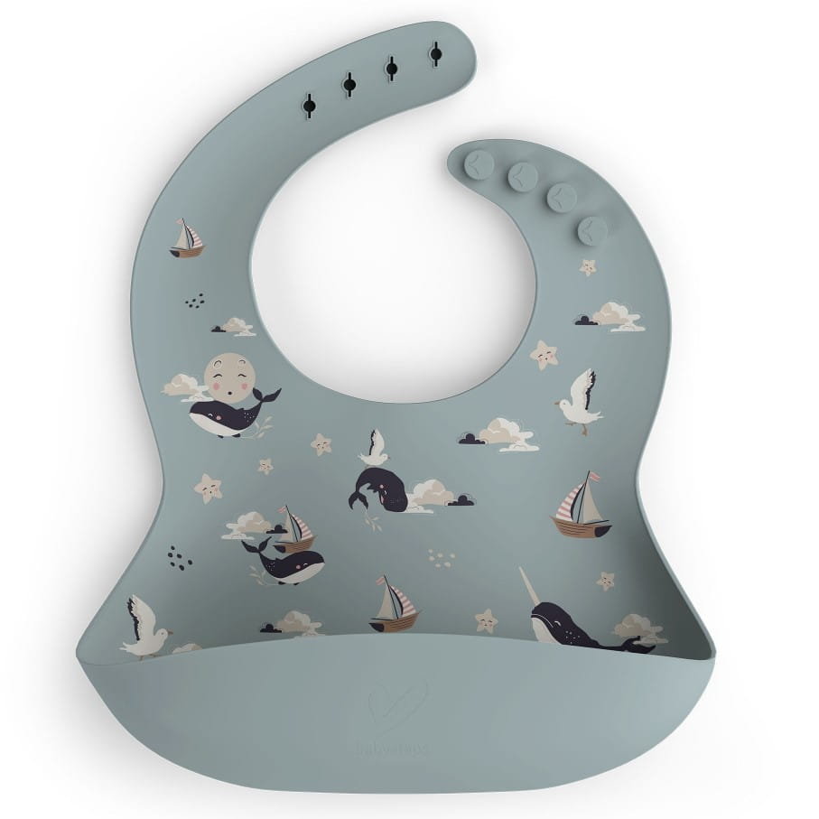 Śliniaczek silikonowy Magic Sea Animals, BabySteps