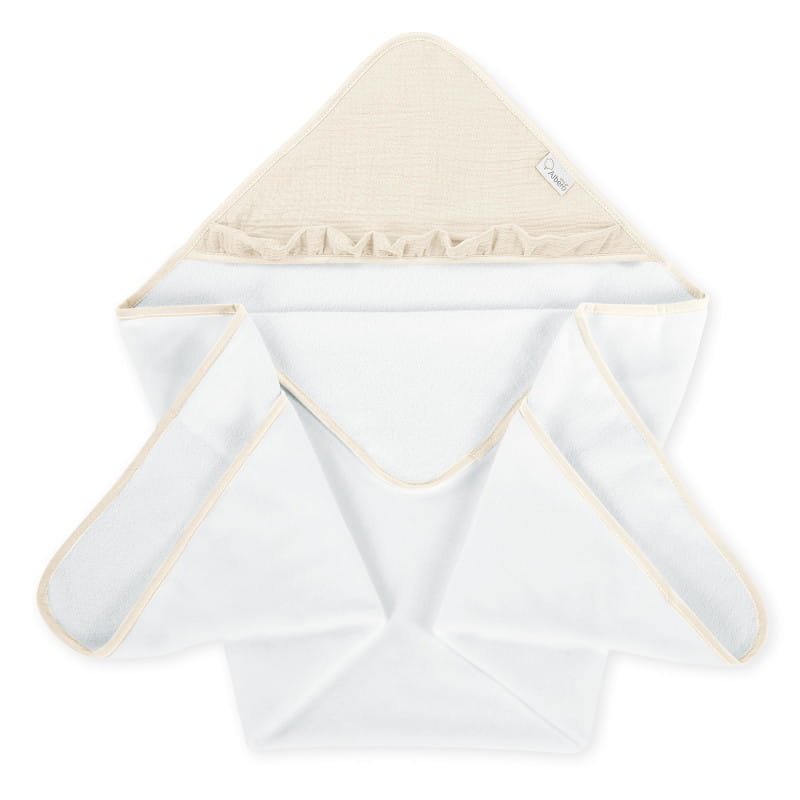 Okrycie kąpielowe dla niemowląt Cotton Color - Wanilia, Albero Mio