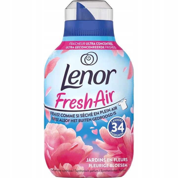 Lenor Fresh Air Płyn Do Płukania Kwitnący Ogród 476Ml