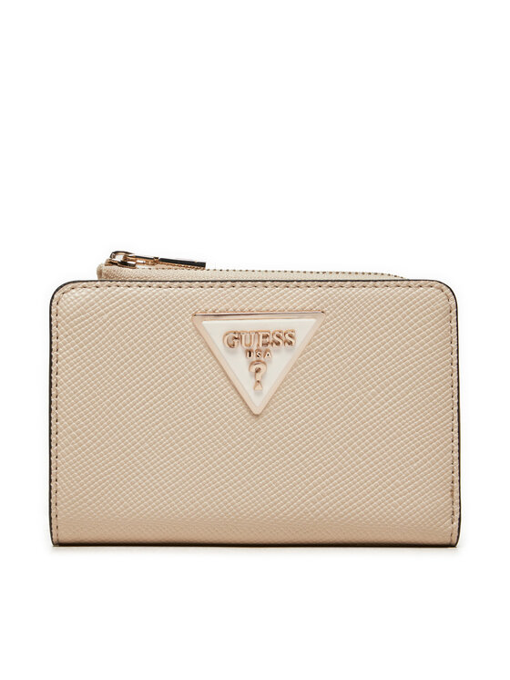 Guess Mały Portfel Damski Laurel (XG) Wallets SWXG85 00560 Beżowy