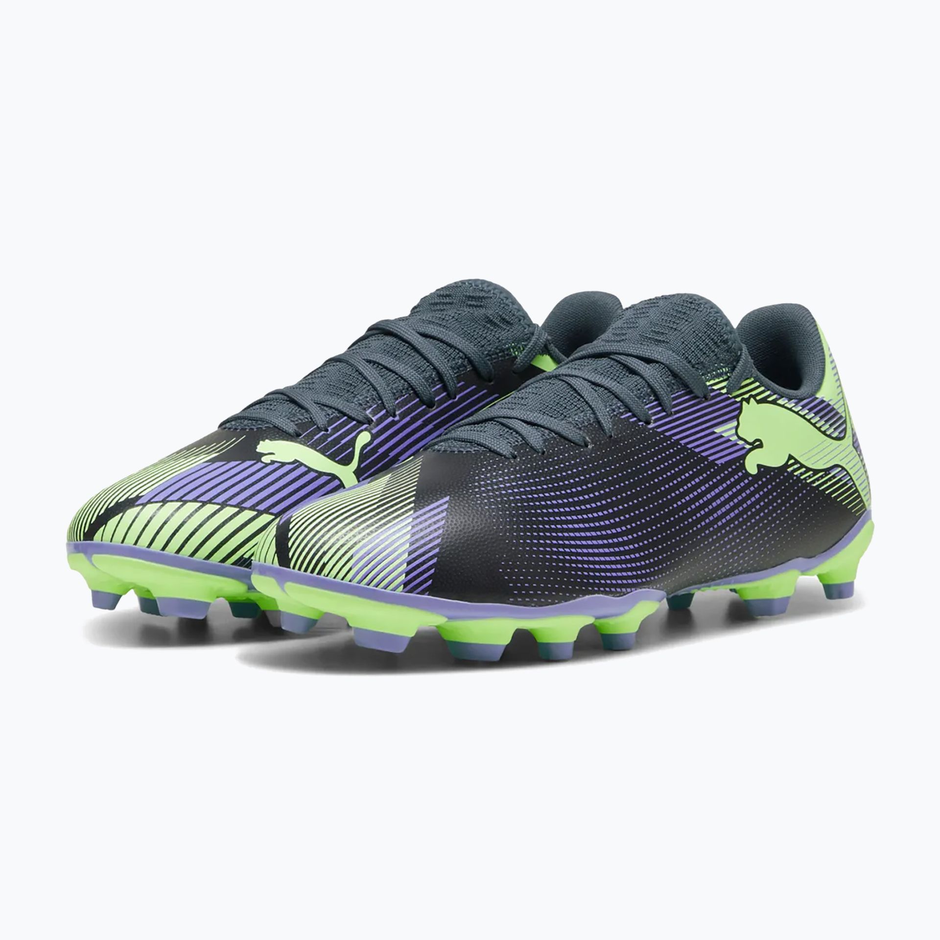 Buty piłkarskie PUMA Future 7 Play FG/AG grey skies/elektro purple WYSYŁKA W 24H 30 DNI NA ZWROT