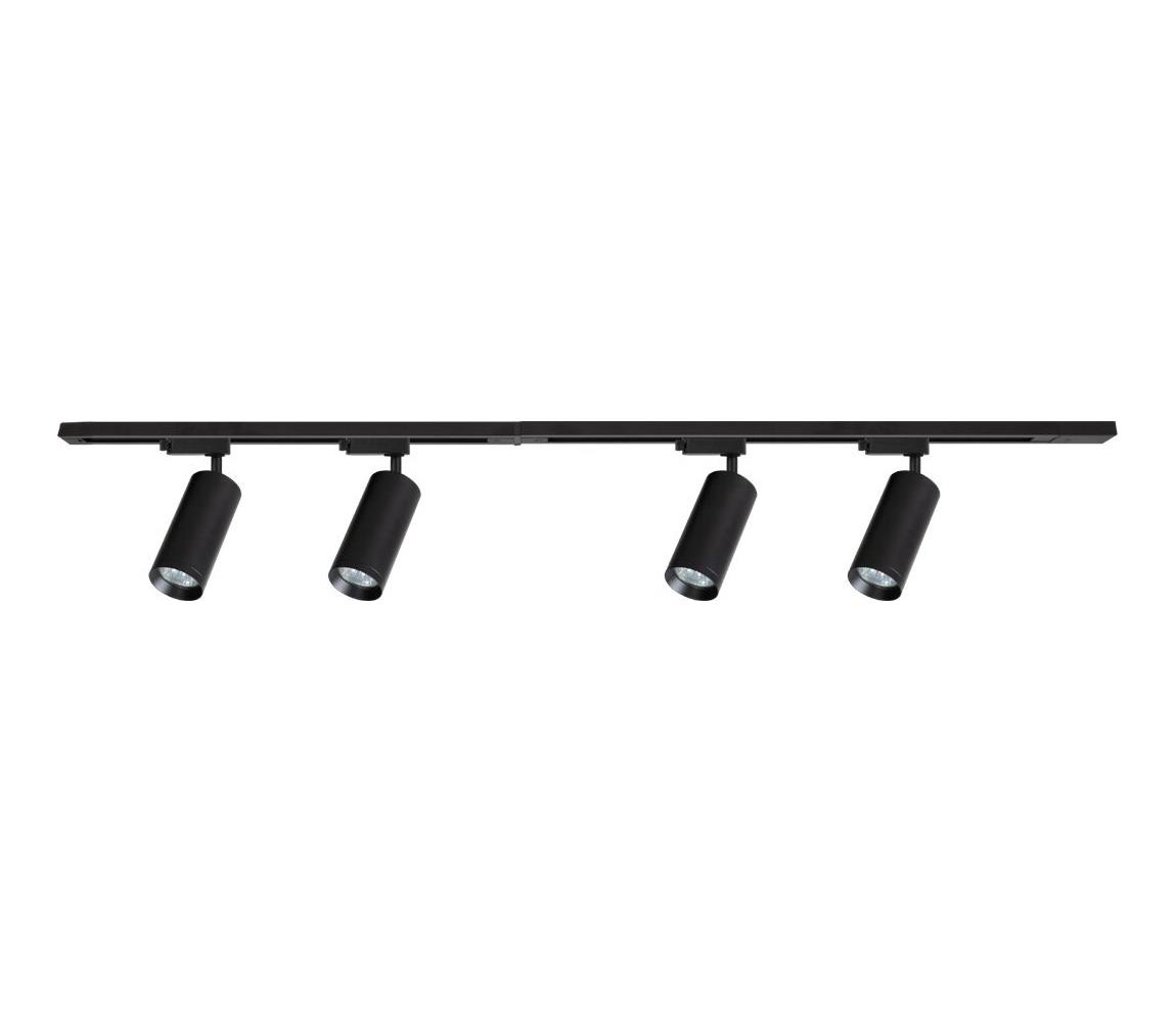 Reflektor do systemu szynowego MICA 4xGU10/10W/230V czarny