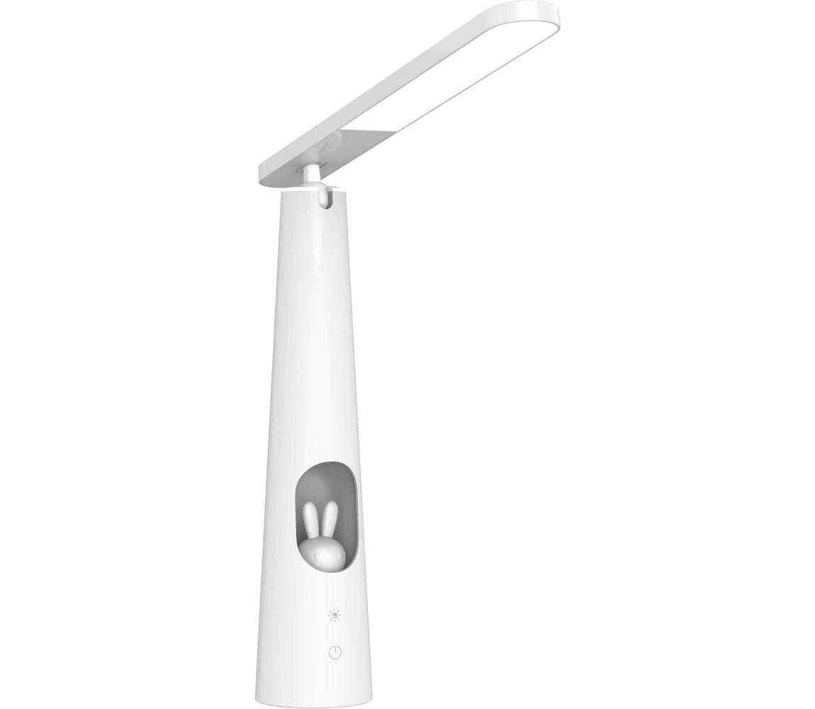 LED Ściemnialna dotykowa lampa stołowa BUNNY LED/7W/230V 2700/4000/6500K biały