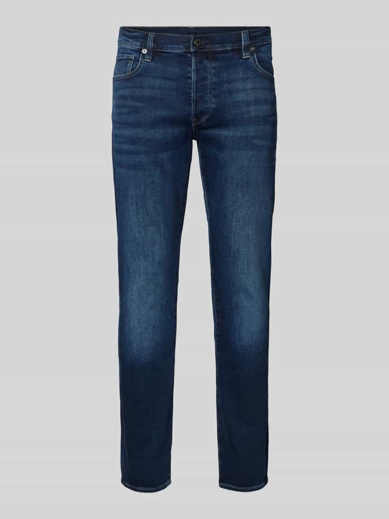 Jeansy o kroju slim fit z 5 kieszeniami