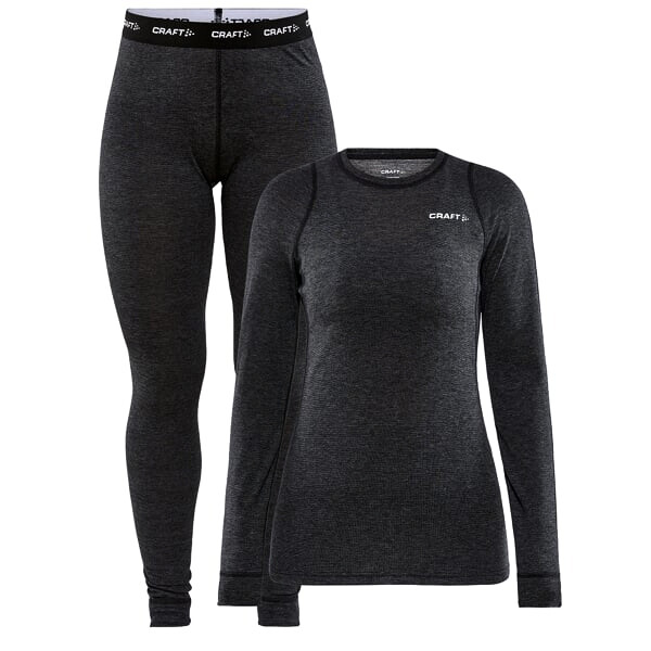 Damski zestaw termiczny Craft Core Wool Merino black XL