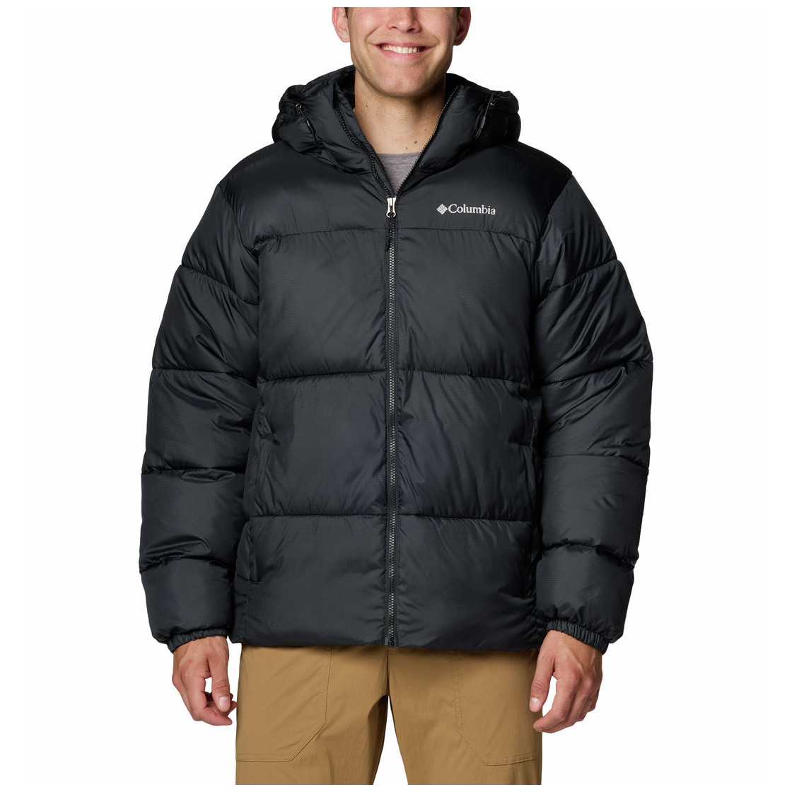 Kurtka zimowa męska Columbia Puffect™ II Hooded Jacket Rozmiar: XL / Kolor: czarny