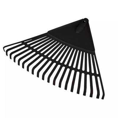 Grabie ogrodowe do liści, trawy trawnika duże czarne 48 x 43cm VERTO 15G085