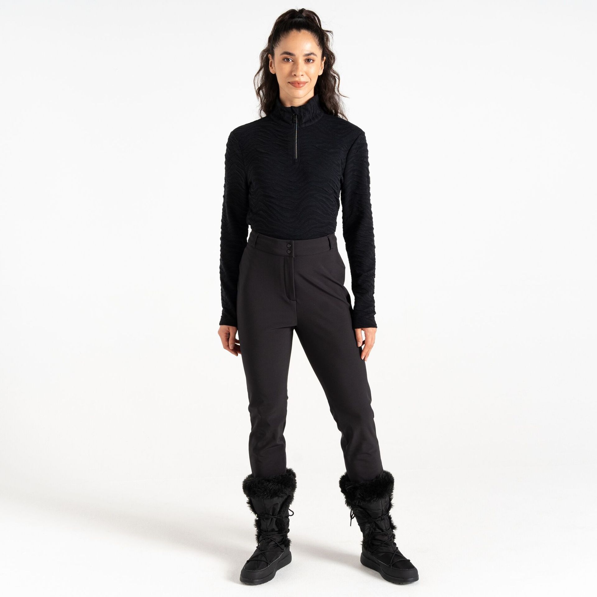 Dare 2b - Damskie Spodnie Narciarskie Sleek IV Czarny, Rozmiar: 36 R