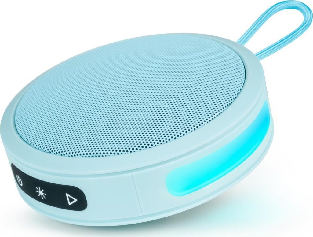 Głośnik BigBen Big Ben Głośnik Bluetooth Party Nano Podświetlenie 15W Pastel Niebieski