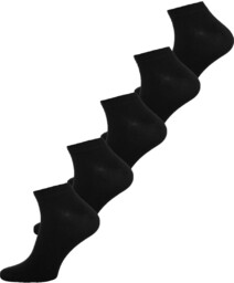 Czarne stopki skarpetki męskie Denley M081-5P 5 PACK