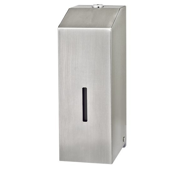 Metalowy dozownik mydła w płynie Sanitario 1000 ml, stal nierdzewna matowa