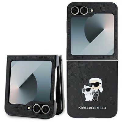 Karl Lagerfeld KLHCZF6SAPKCNPK Z Flip6 F741czarny/black Saffiano Metal Pin